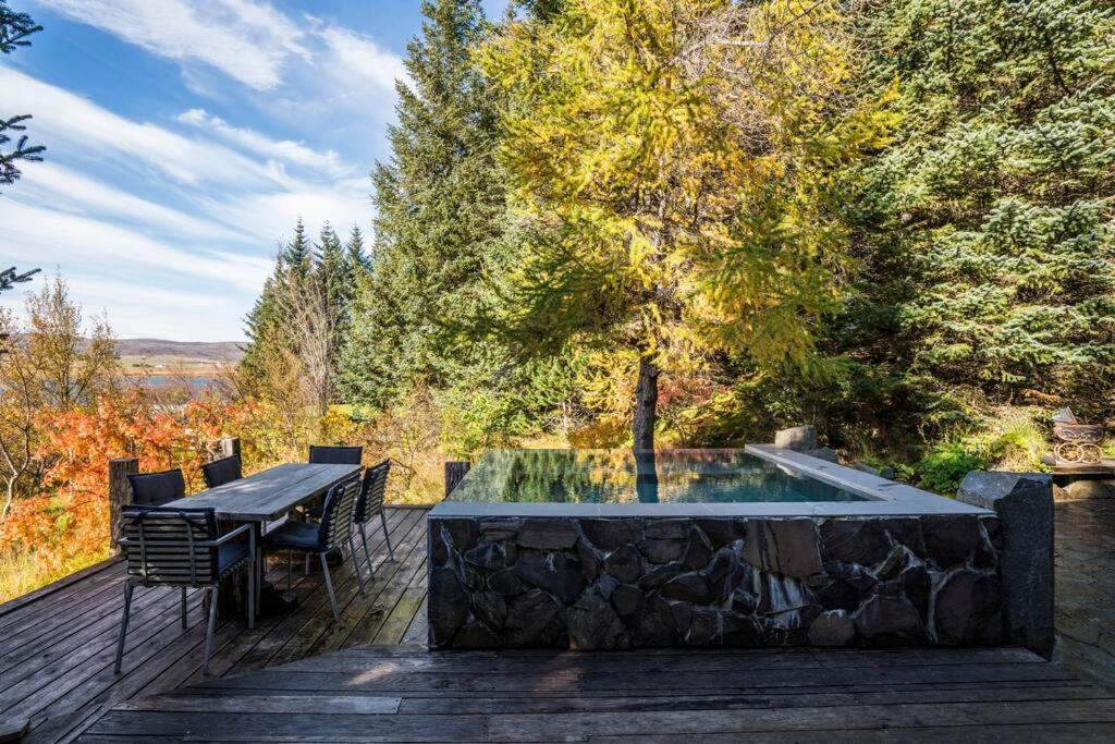 Luxury Lakefront Villa, Infinity Hot Tub And Sauna Grimsnes og Grafningshreppur Dış mekan fotoğraf