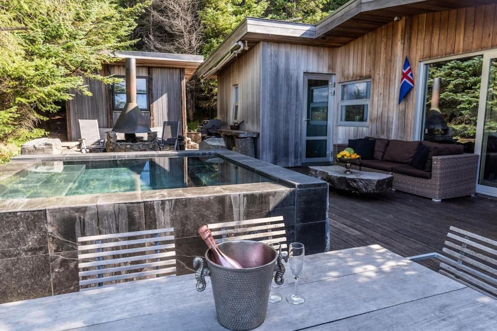 Luxury Lakefront Villa, Infinity Hot Tub And Sauna Grimsnes og Grafningshreppur Dış mekan fotoğraf